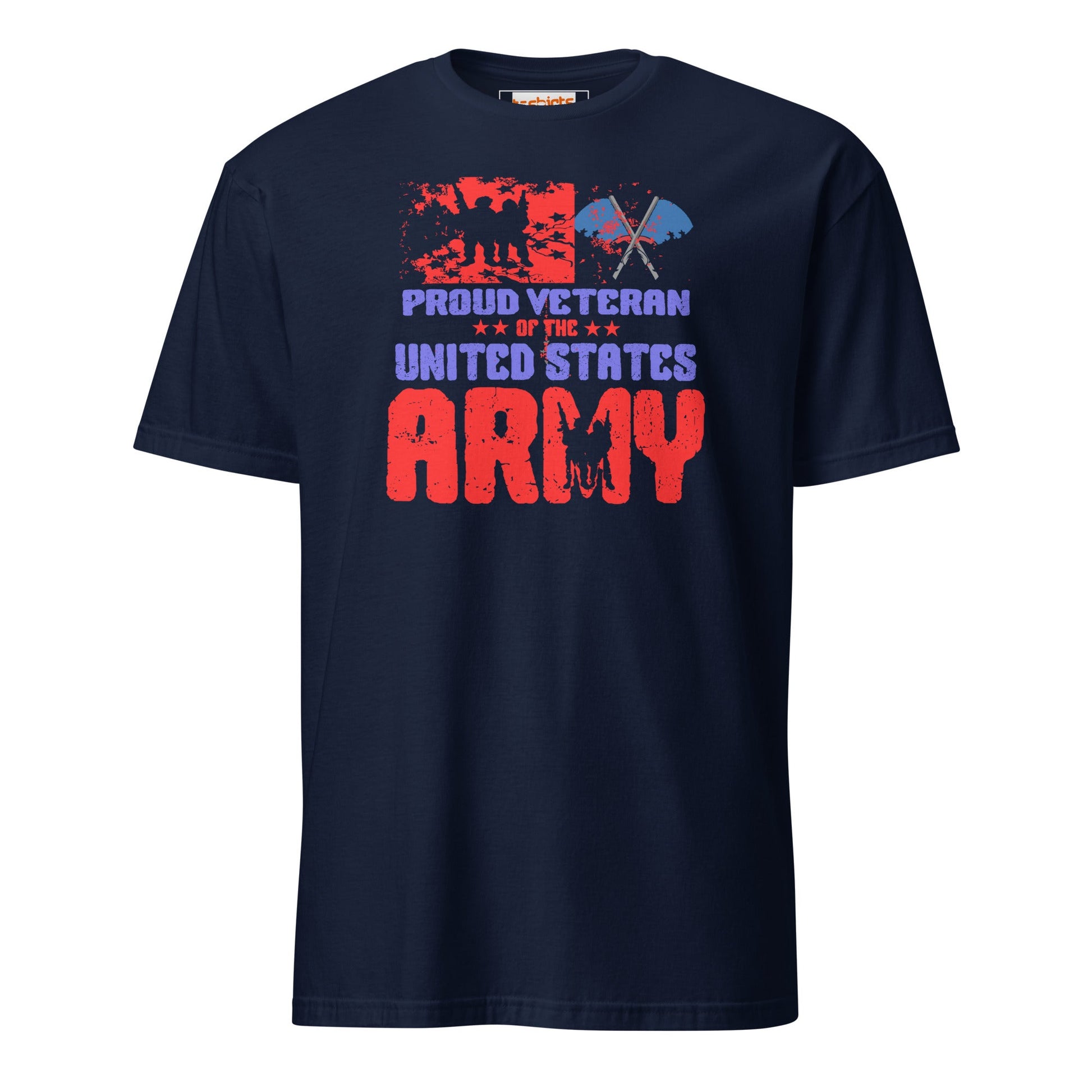 Proud Veteran T-Shirt | Military US Army T-Shirt - Navy - T-Shirts Online