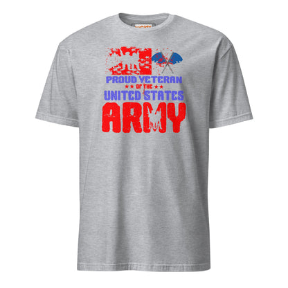 Proud Veteran T-Shirt | Military US Army T-Shirt - Sport Grey - T-Shirts Online