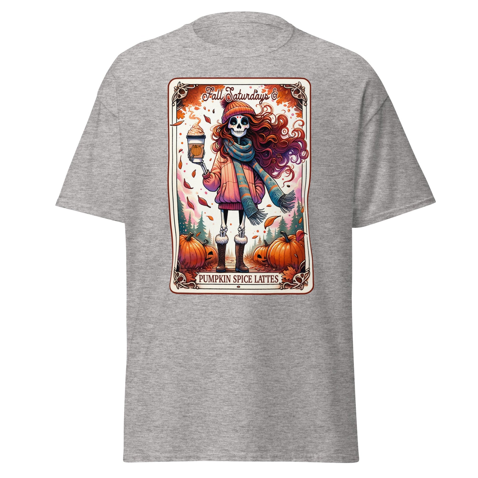 'Pumpkin Spice Lattes' Tarot | Tarot Card T-Shirt - T-Shirts Online