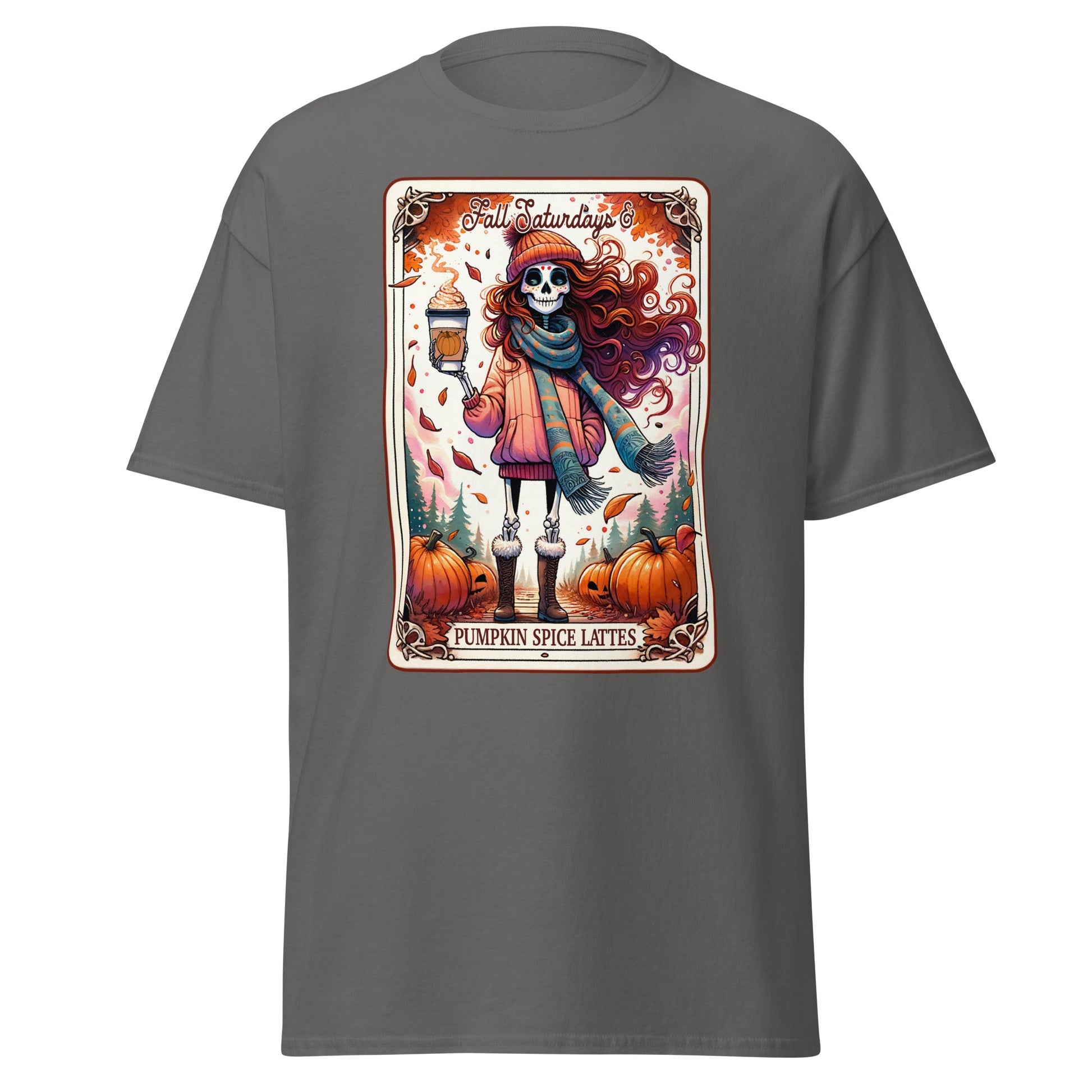'Pumpkin Spice Lattes' Tarot | Tarot Card T-Shirt - T-Shirts Online