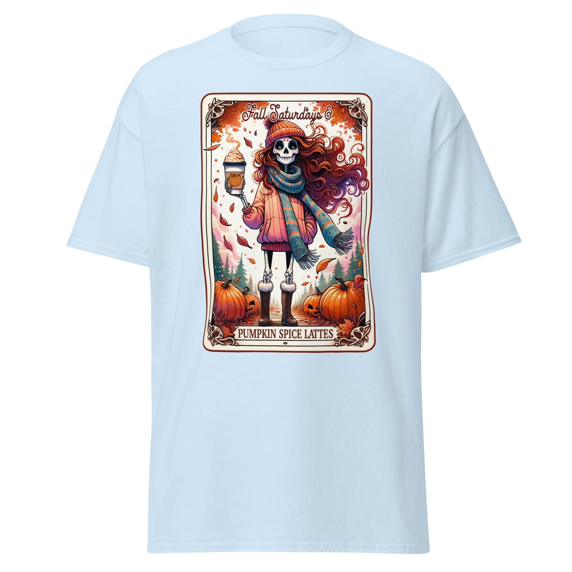 'Pumpkin Spice Lattes' Tarot | Tarot Card T-Shirt - T-Shirts Online