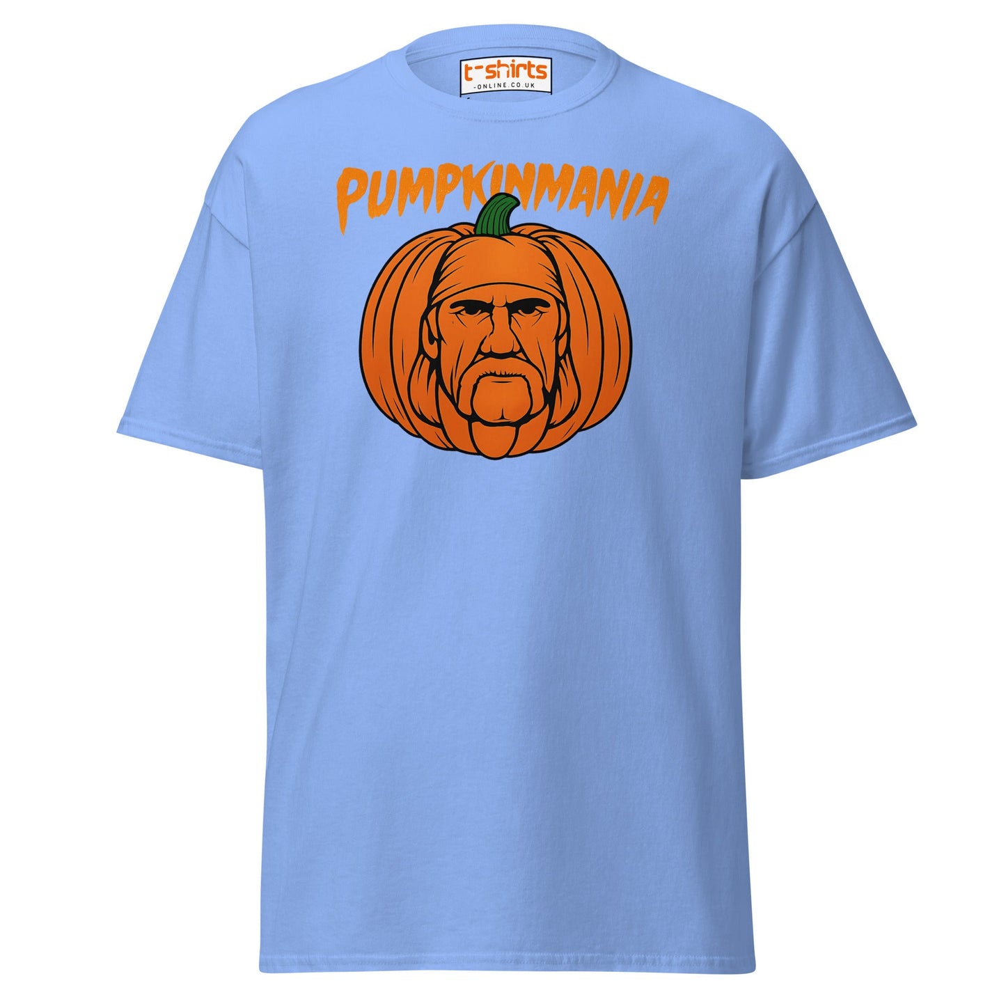 Pumpkinmania Halloween Wrestling T-Shirt - Carolina Blue - T-Shirts Online