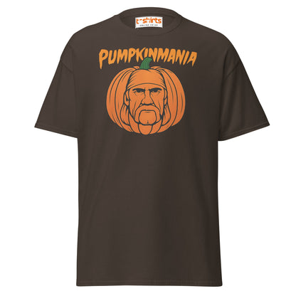 Pumpkinmania Halloween Wrestling T-Shirt - Dark Chocolate - T-Shirts Online