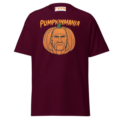 Pumpkinmania Halloween Wrestling T-Shirt - Maroon - T-Shirts Online