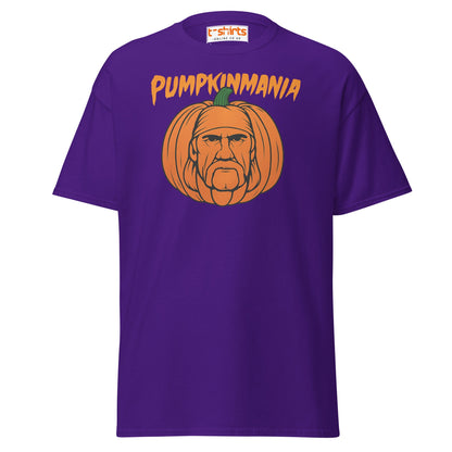 Pumpkinmania Halloween Wrestling T-Shirt - Purple - T-Shirts Online