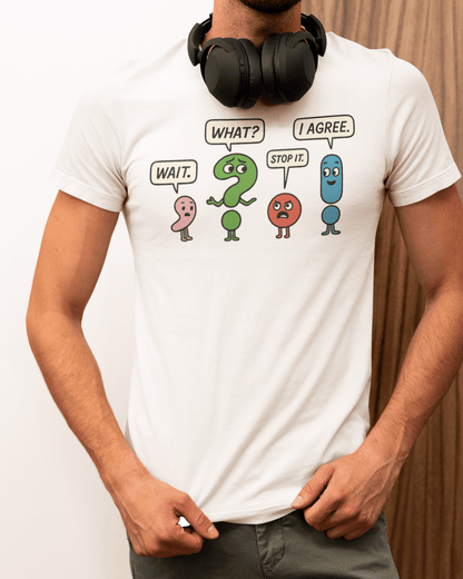 Punctuation Party T-Shirt – Funny Grammar Humor Tee - Black - T-Shirts Online