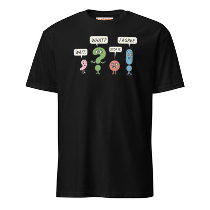 Punctuation Party T-Shirt – Funny Grammar Humor Tee - Black - T-Shirts Online