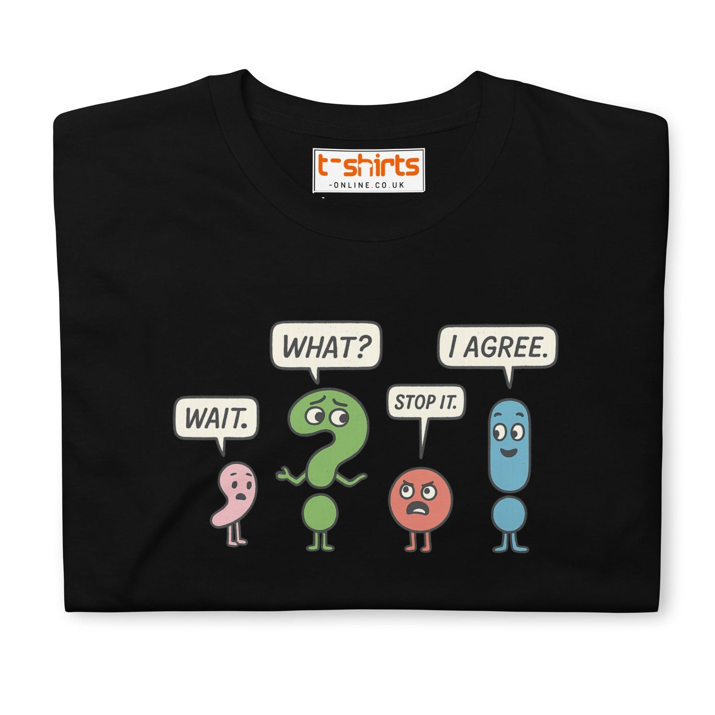 Punctuation Party T-Shirt - Navy - T-Shirts Online