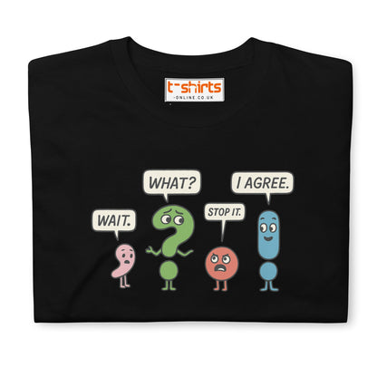 Punctuation Party T-Shirt - Navy - T-Shirts Online