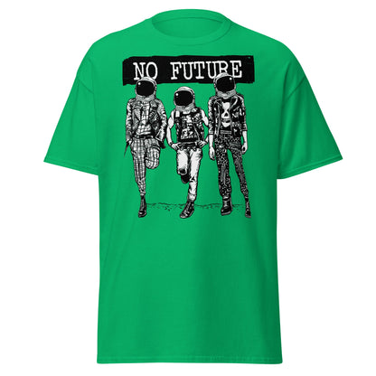 Punk Astronaut 'No Future' T-Shirt - Irish Green - T-Shirts Online
