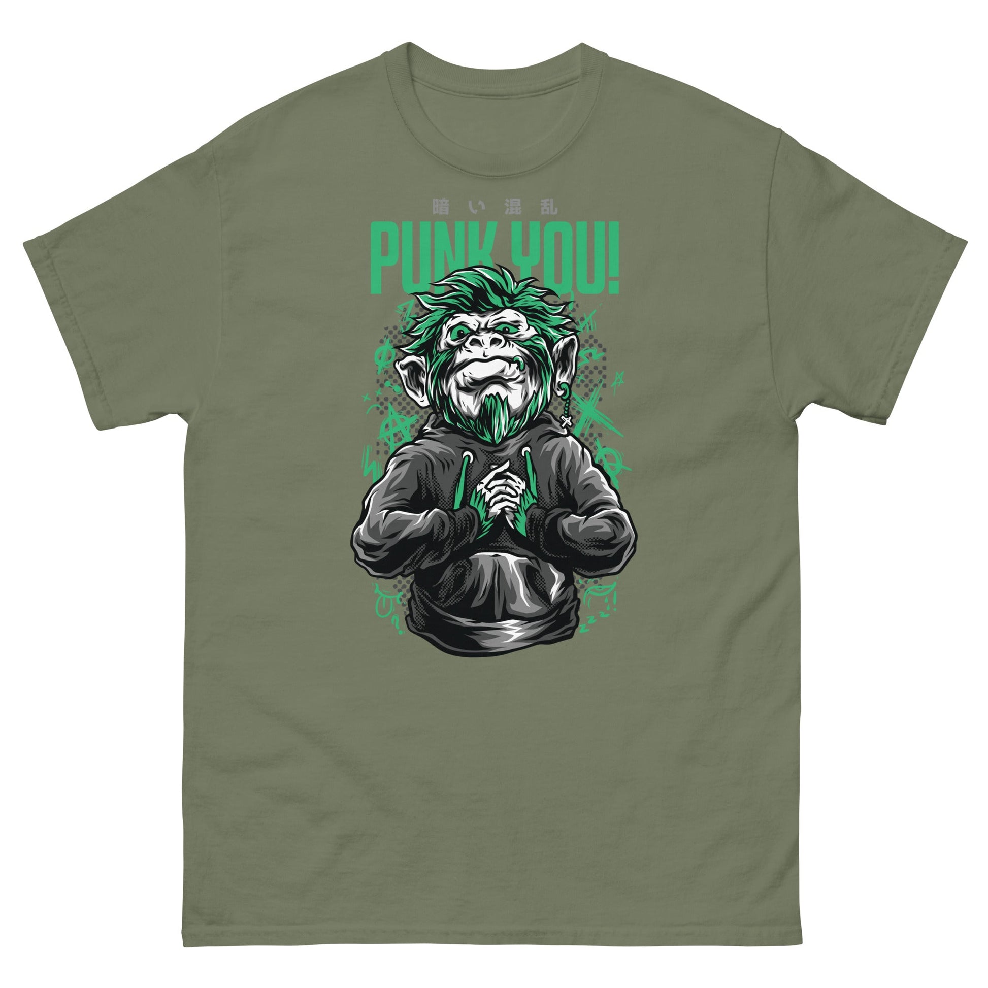 Punk You | Men's T-Shirt - Military Green - T-Shirts Online