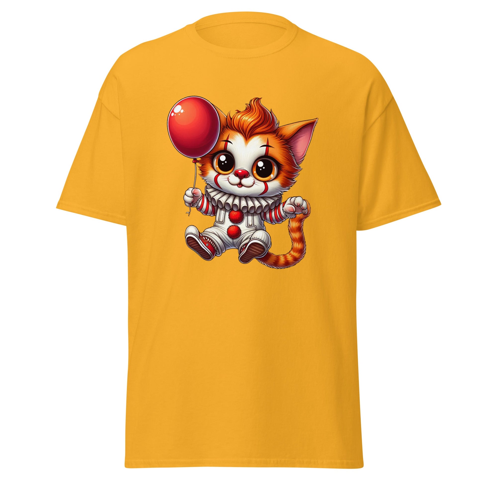 Purrywise | Cat T-Shirt - Gold - T-Shirts Online