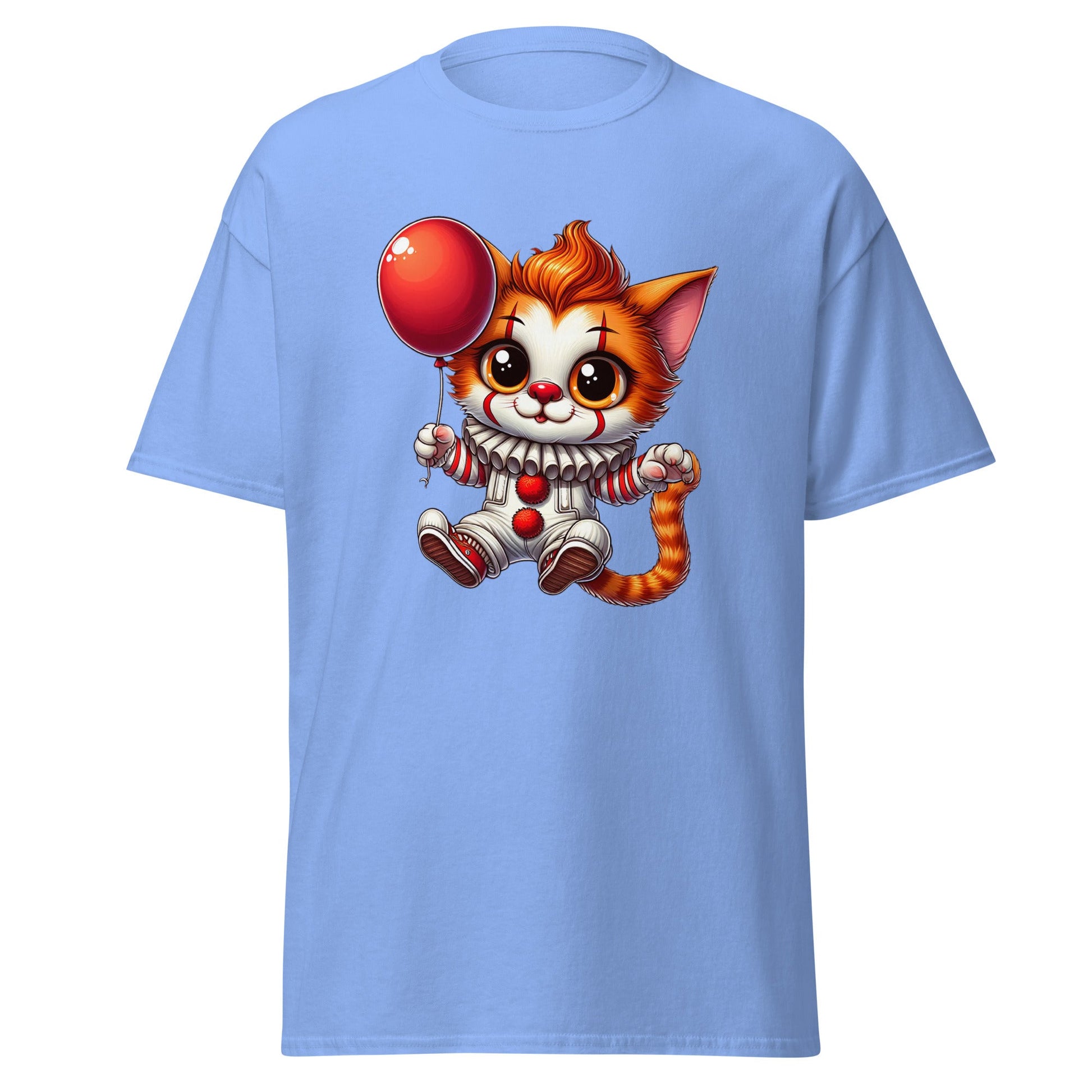 Purrywise | Cat T-Shirt - Carolina Blue - T-Shirts Online