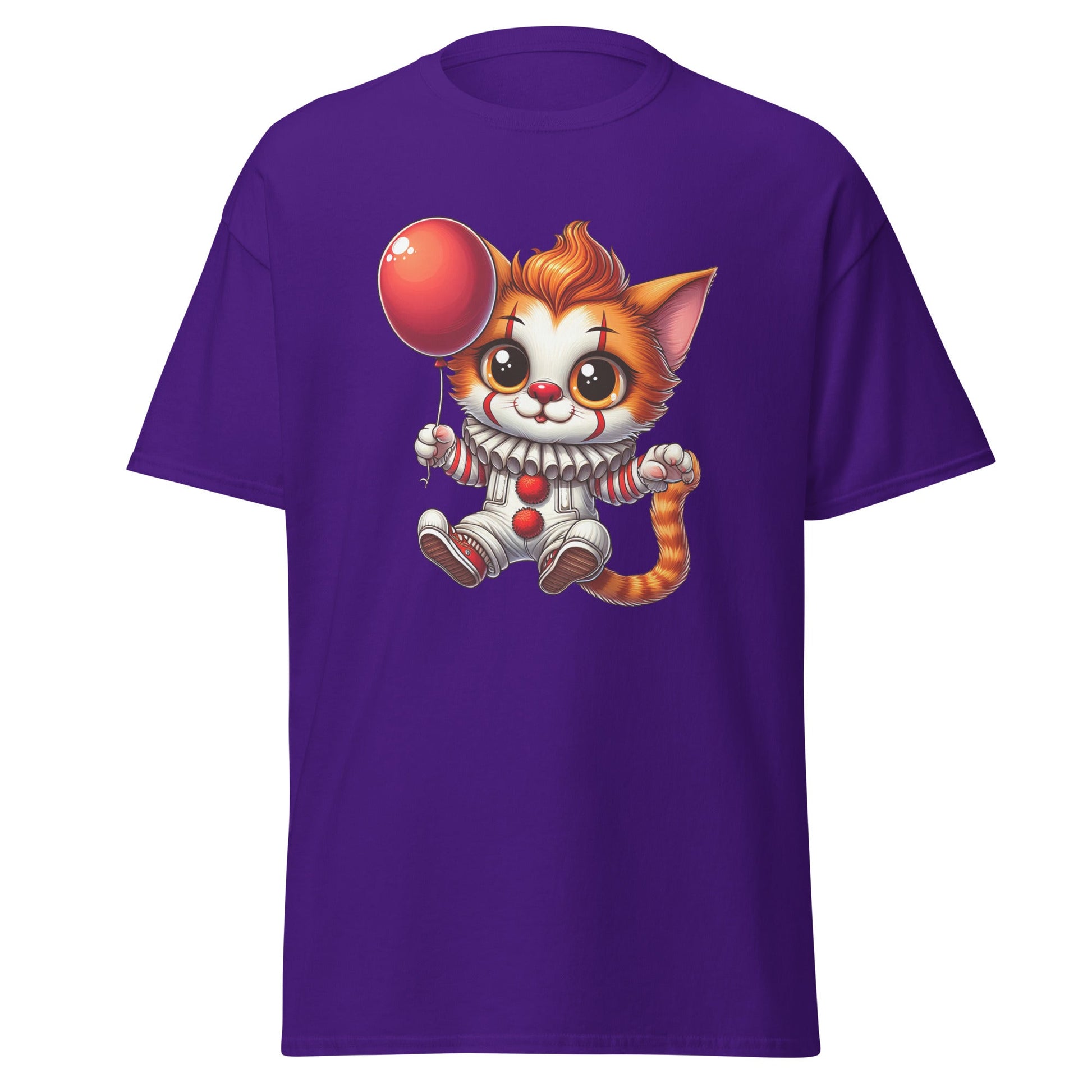 Purrywise | Cat T-Shirt - Purple - T-Shirts Online