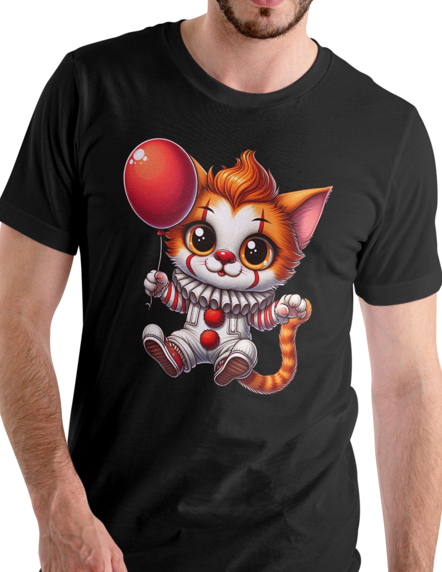 Purrywise | Cat T-Shirt - Black - T-Shirts Online