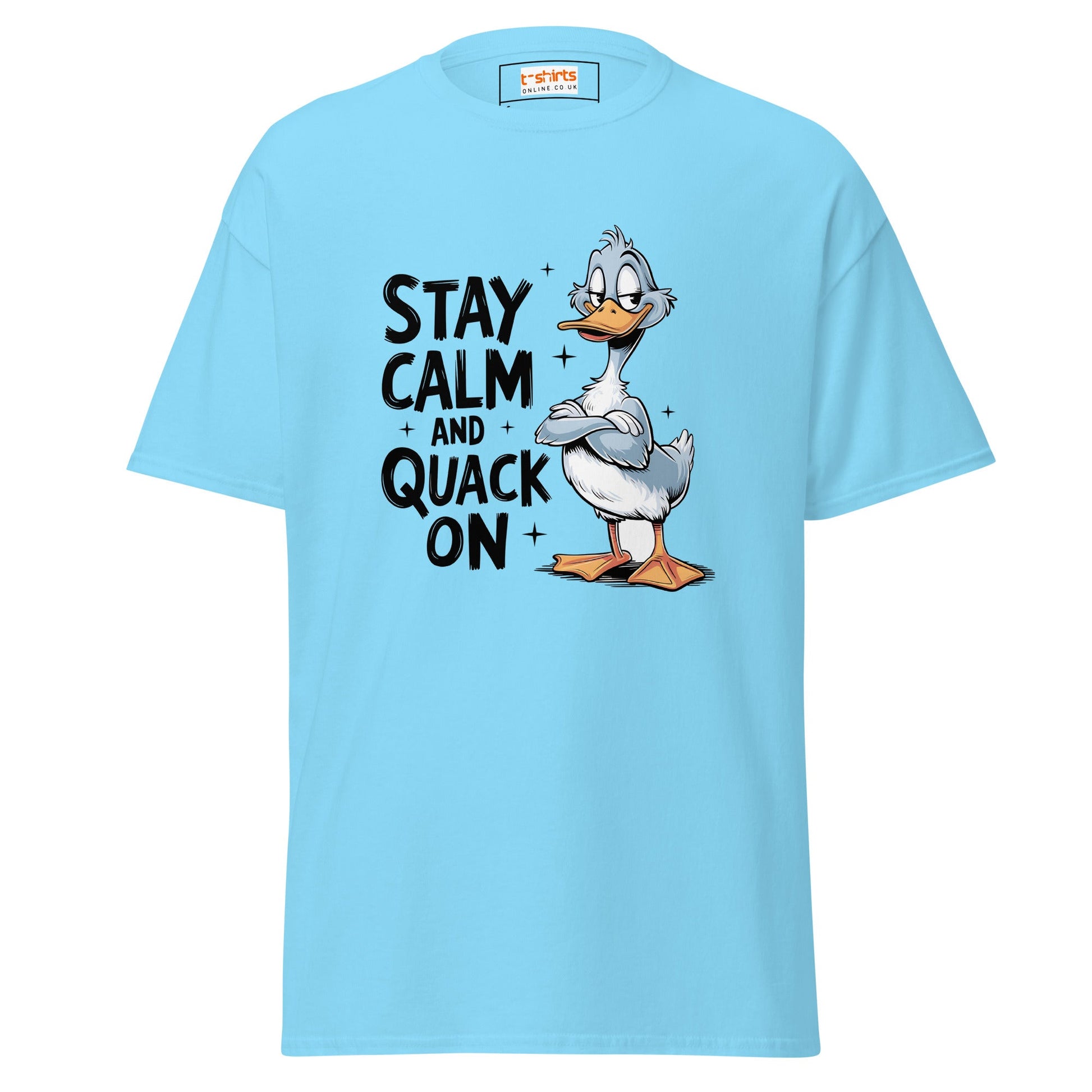 Quack On | Gaming T-Shirt - Sky - T-Shirts Online