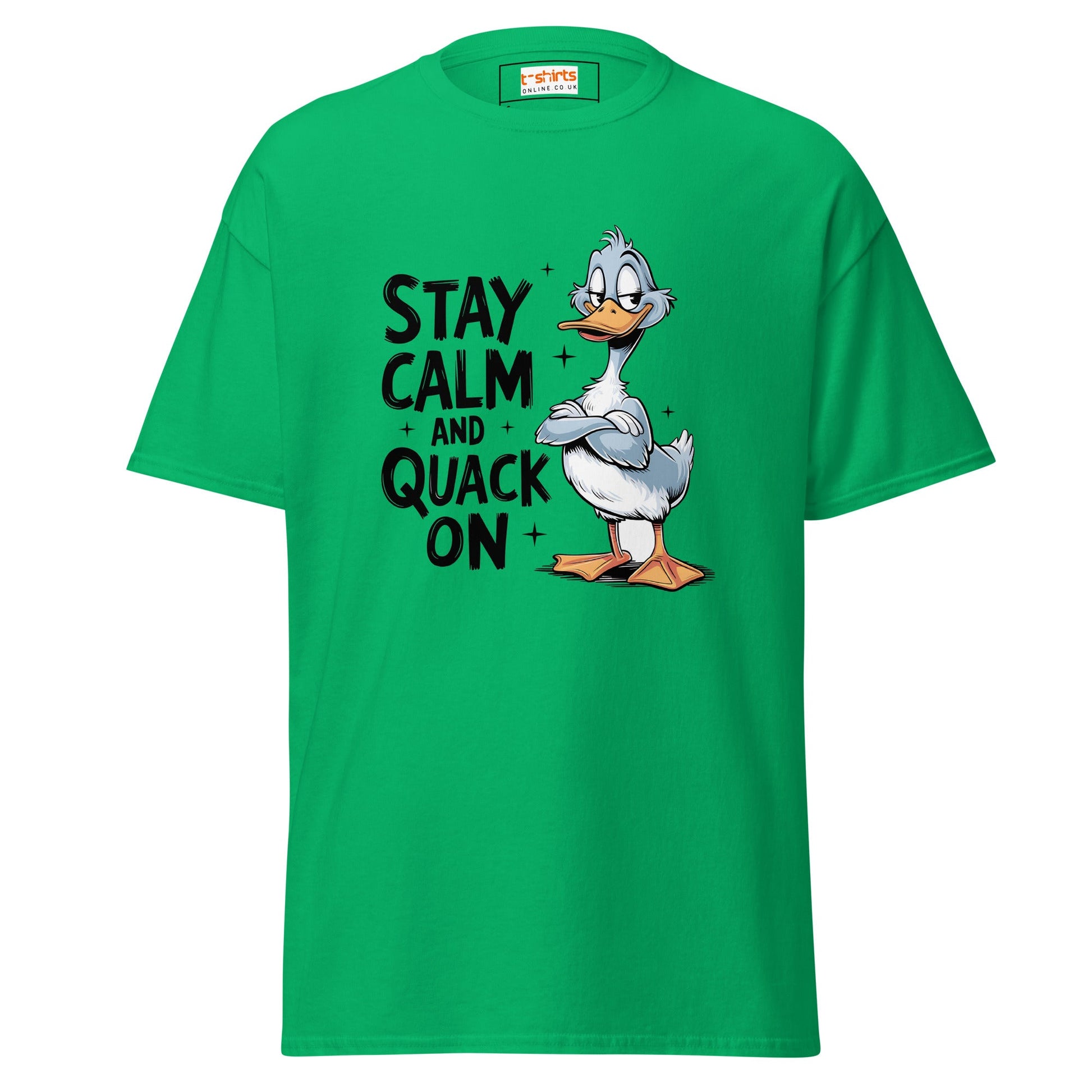 Quack On | Gaming T-Shirt - Irish Green - T-Shirts Online