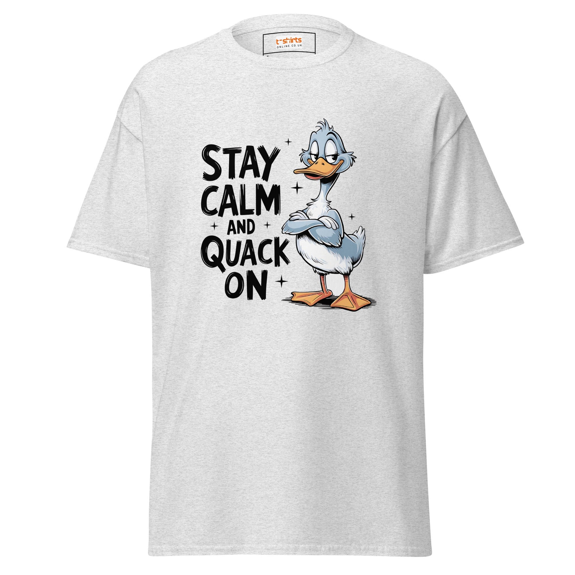 Quack On | Gaming T-Shirt - Ash - T-Shirts Online