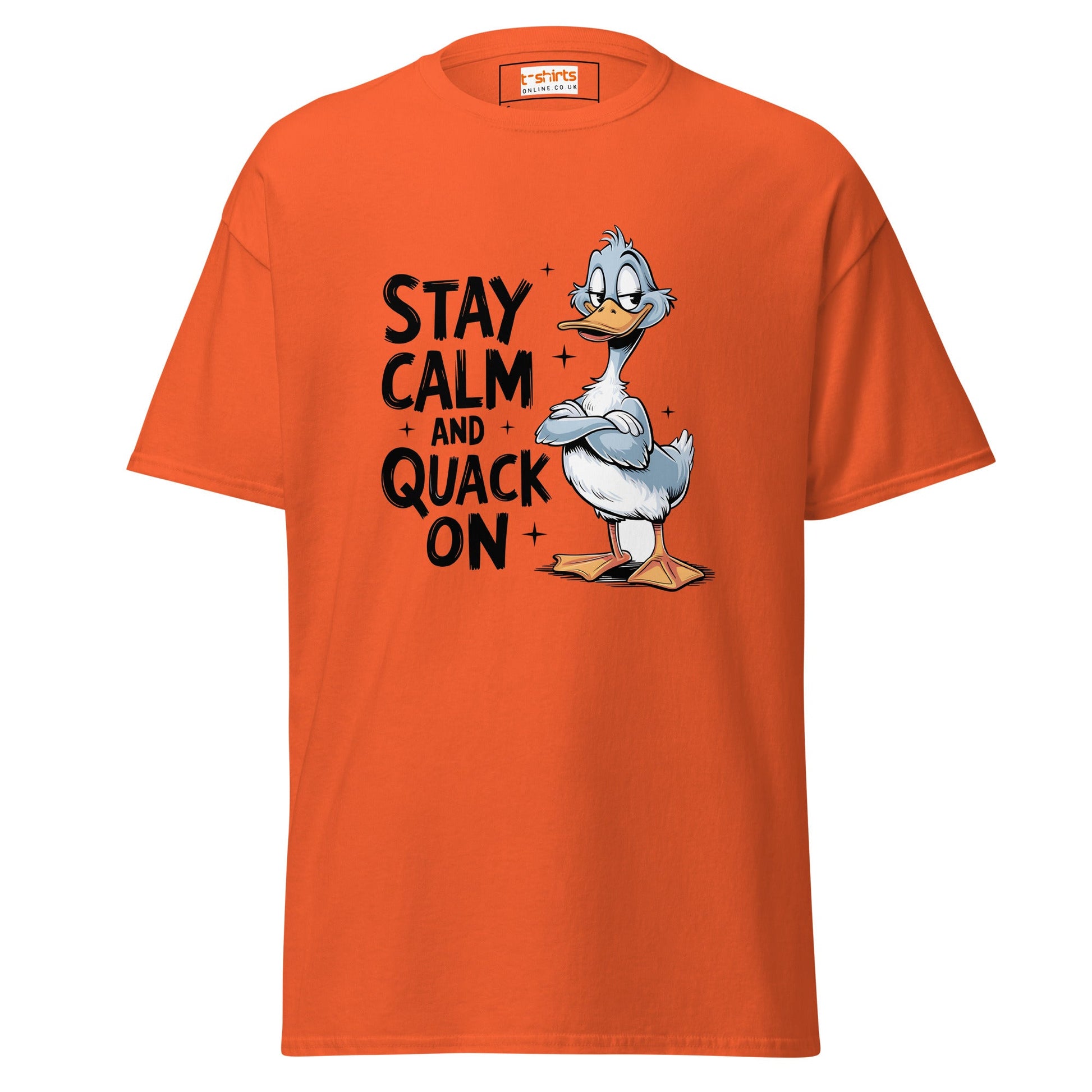 Quack On | Gaming T-Shirt - Orange - T-Shirts Online
