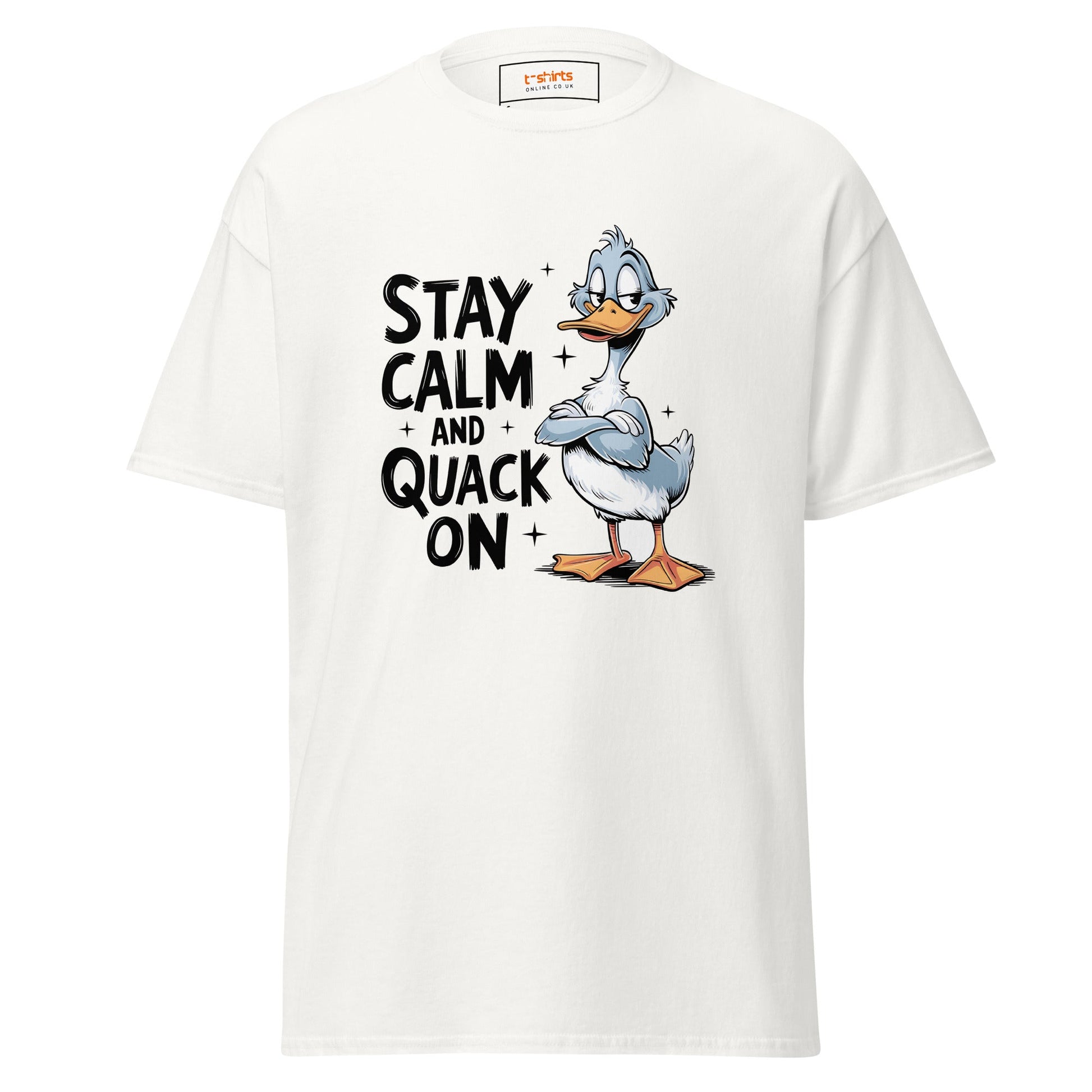 Quack On | Gaming T-Shirt - White - T-Shirts Online