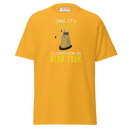 R2D2 Star Trek Parody T-Shirt – Funny Sci - Fi Tee - Gold - T-Shirts Online