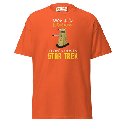 R2D2 Star Trek Parody T-Shirt – Funny Sci - Fi Tee - Orange - T-Shirts Online