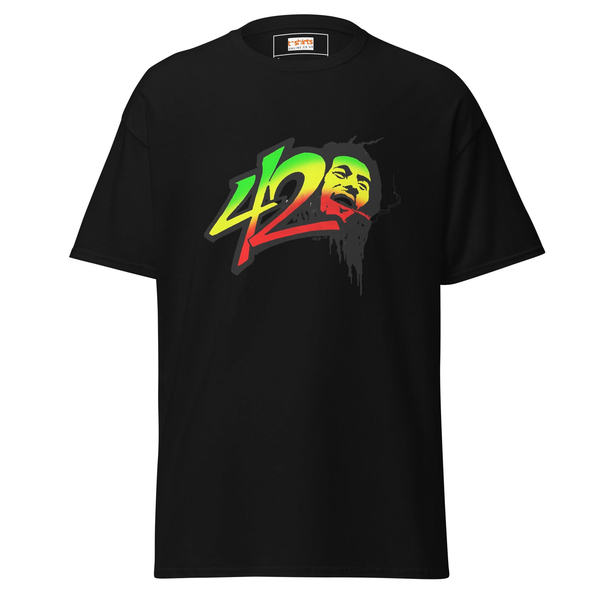 Raggae Legend | Music T-Shirt - Black - T-Shirts Online