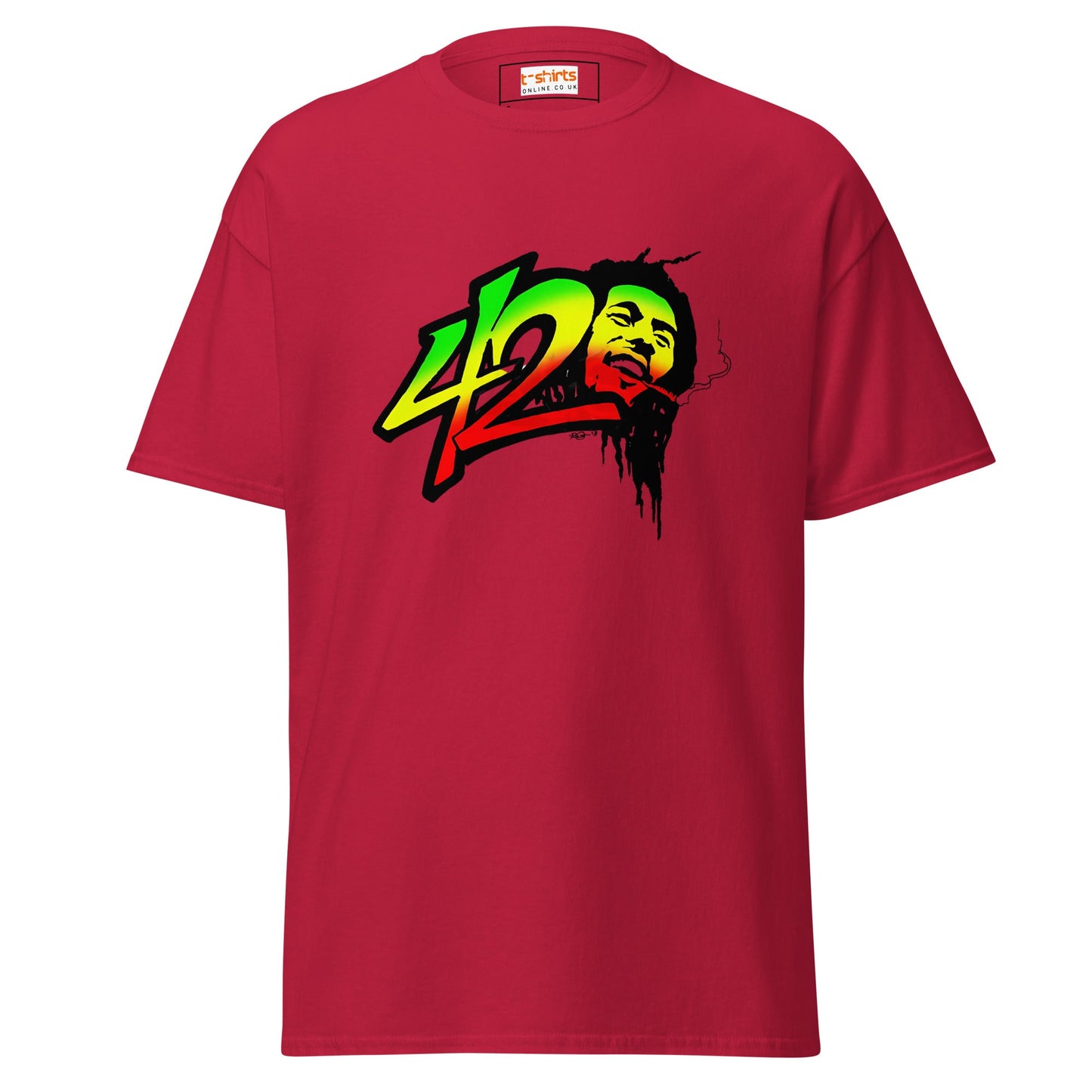Raggae Legend | Music T-Shirt - Cardinal - T-Shirts Online