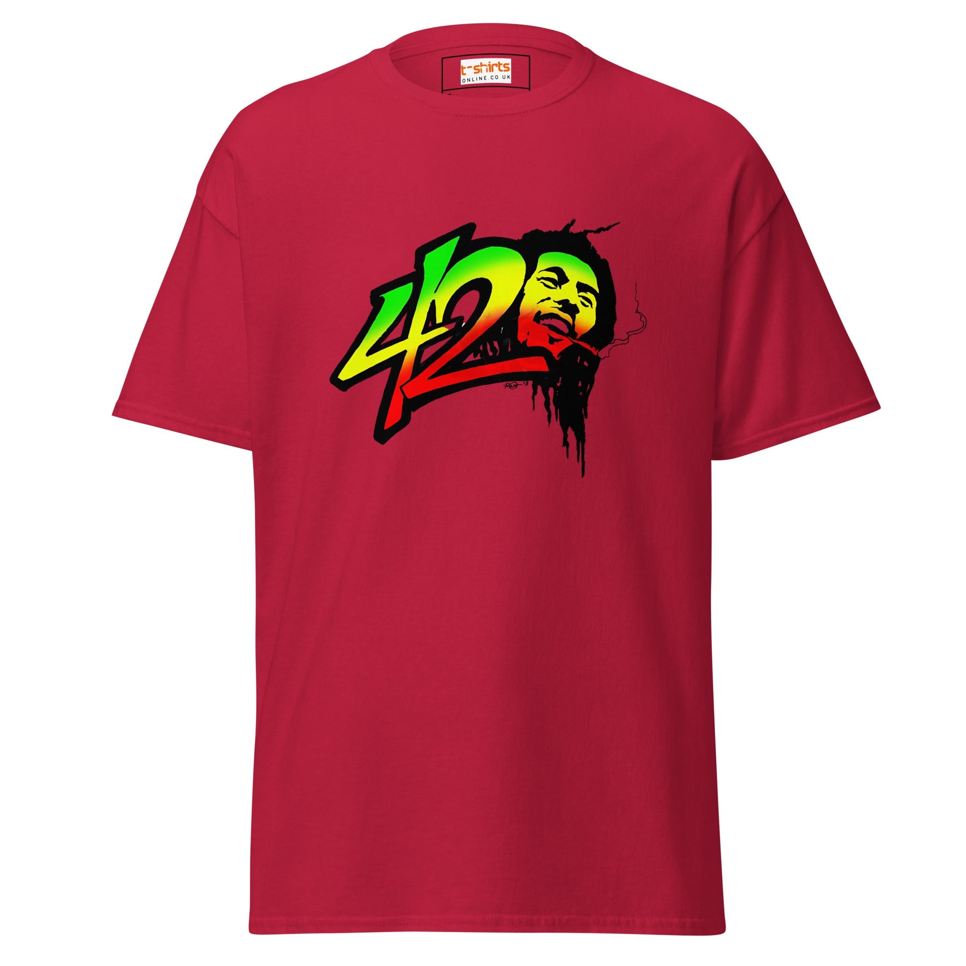 Raggae Legend | Music T-Shirt - Cardinal - T-Shirts Online