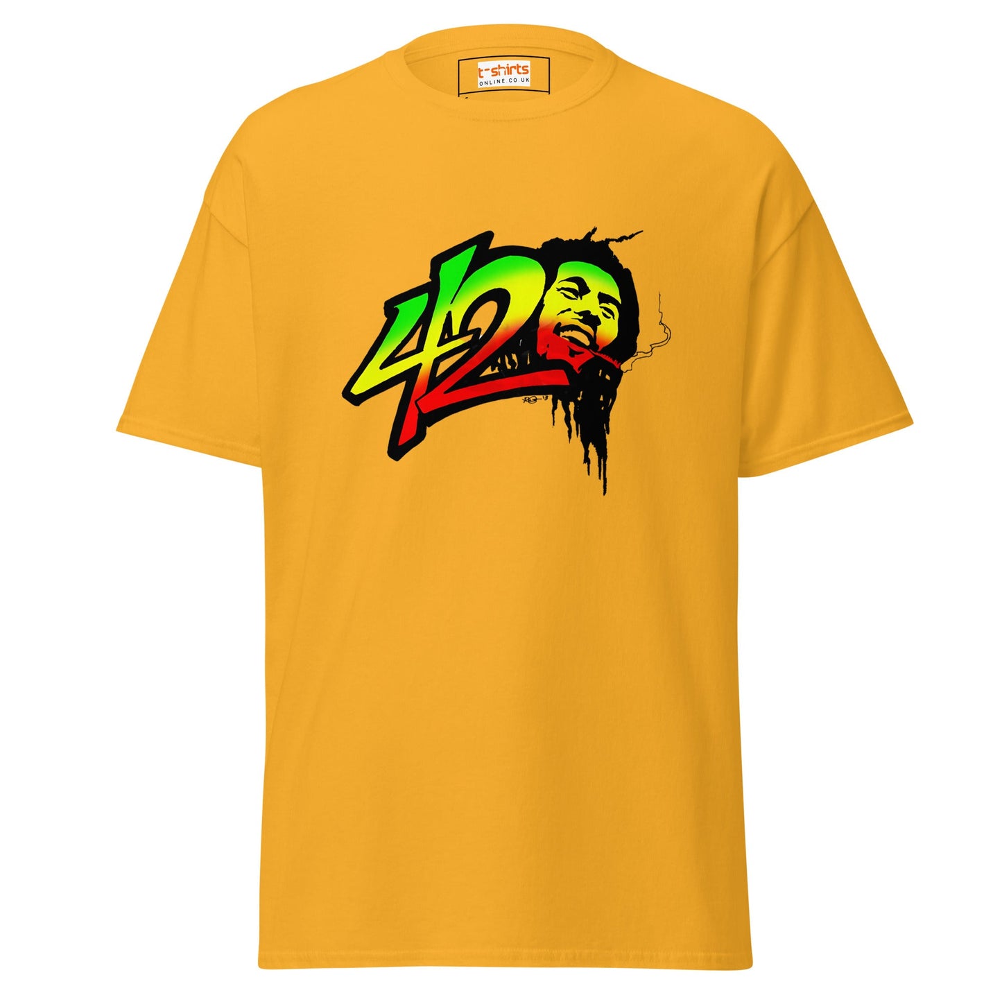 Raggae Legend | Music T-Shirt - Gold - T-Shirts Online