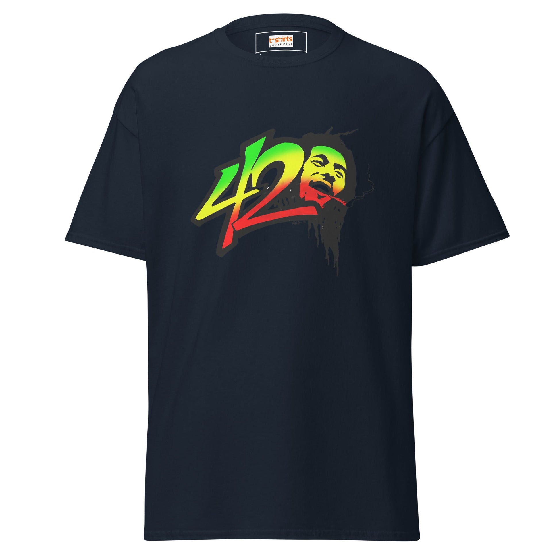 Raggae Legend | Music T-Shirt - Navy - T-Shirts Online
