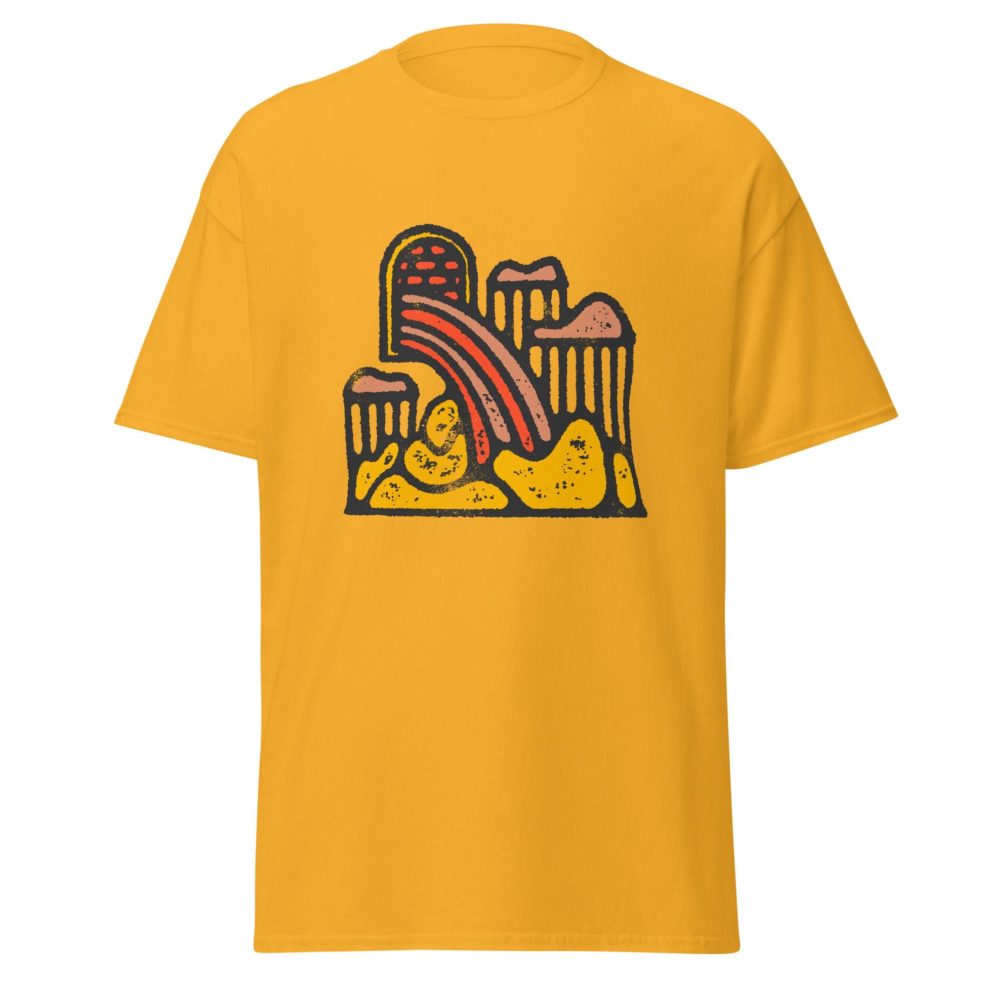 Rainbow Vomit | Abstract T-Shirt - T-Shirts Online