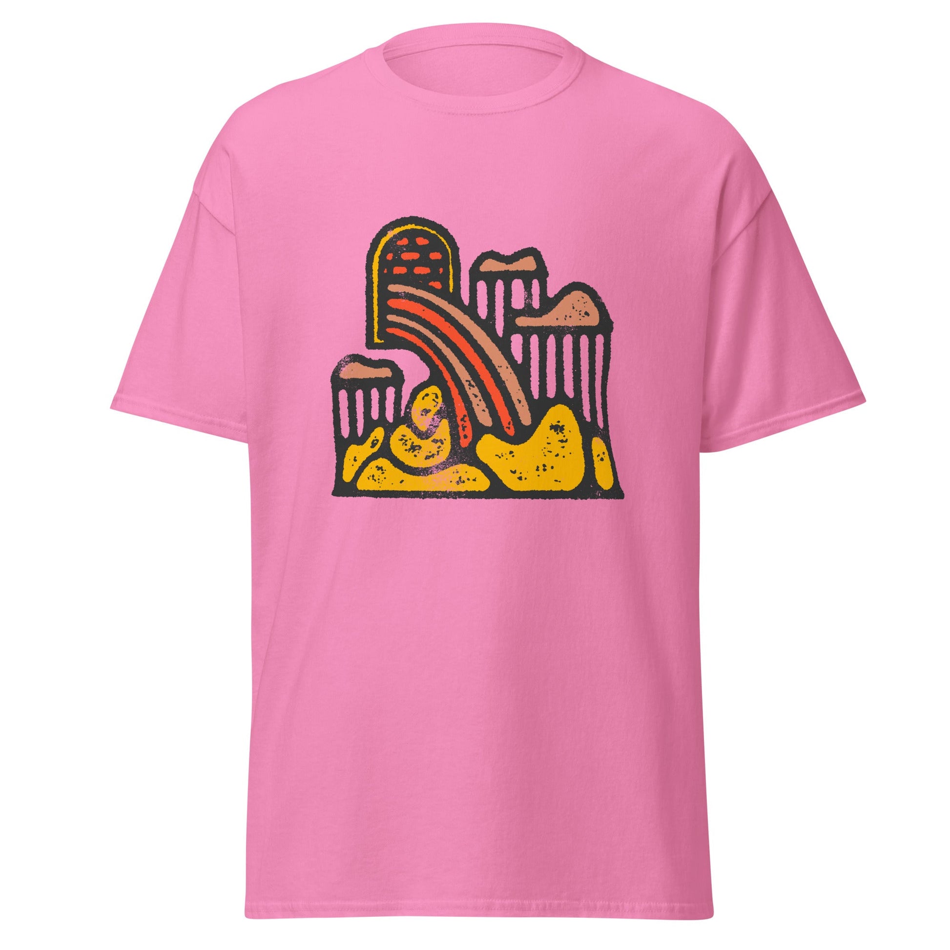 Rainbow Vomit | Abstract T-Shirt - T-Shirts Online