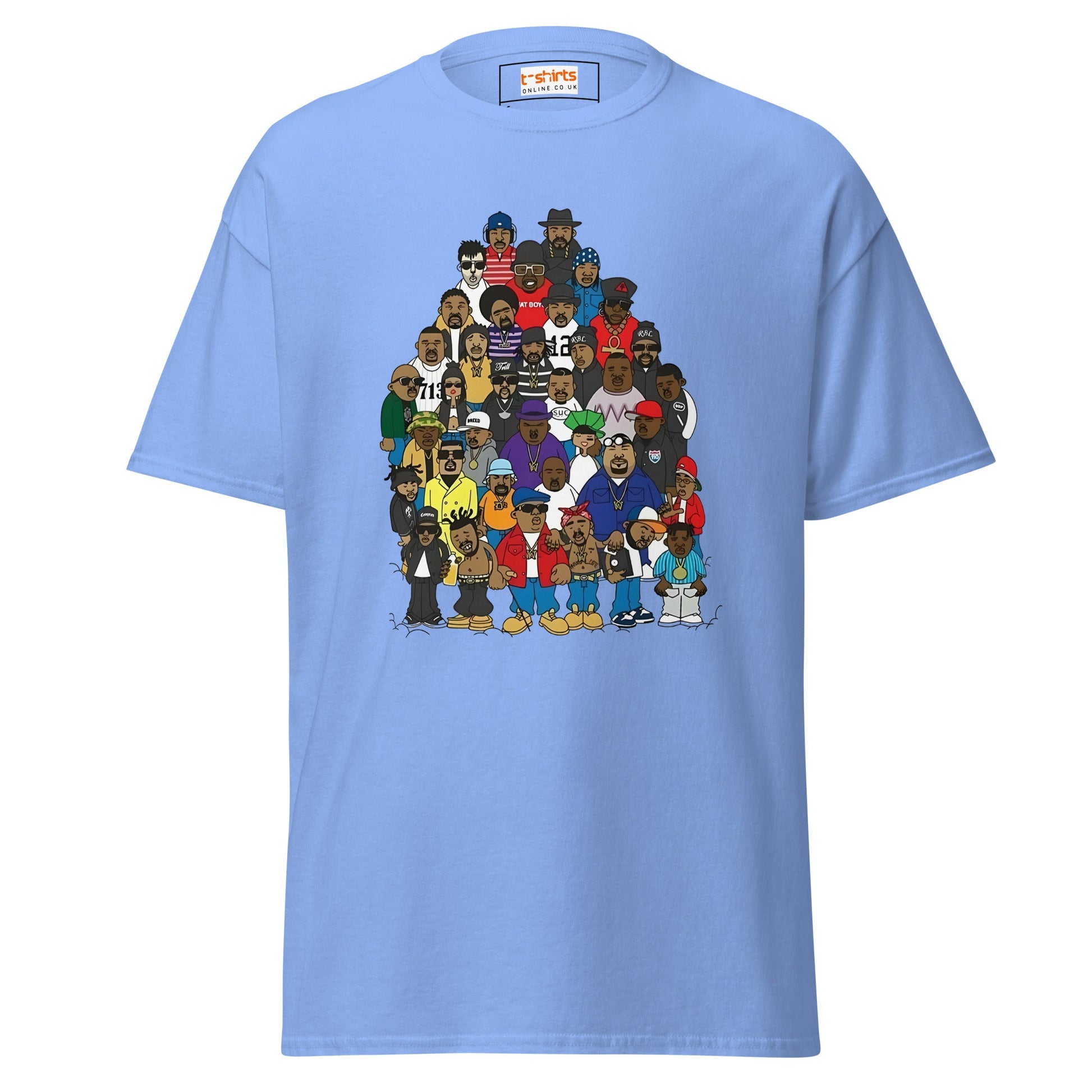 Rap Legends | Hip Hop T-Shirt - Carolina Blue - T-Shirts Online