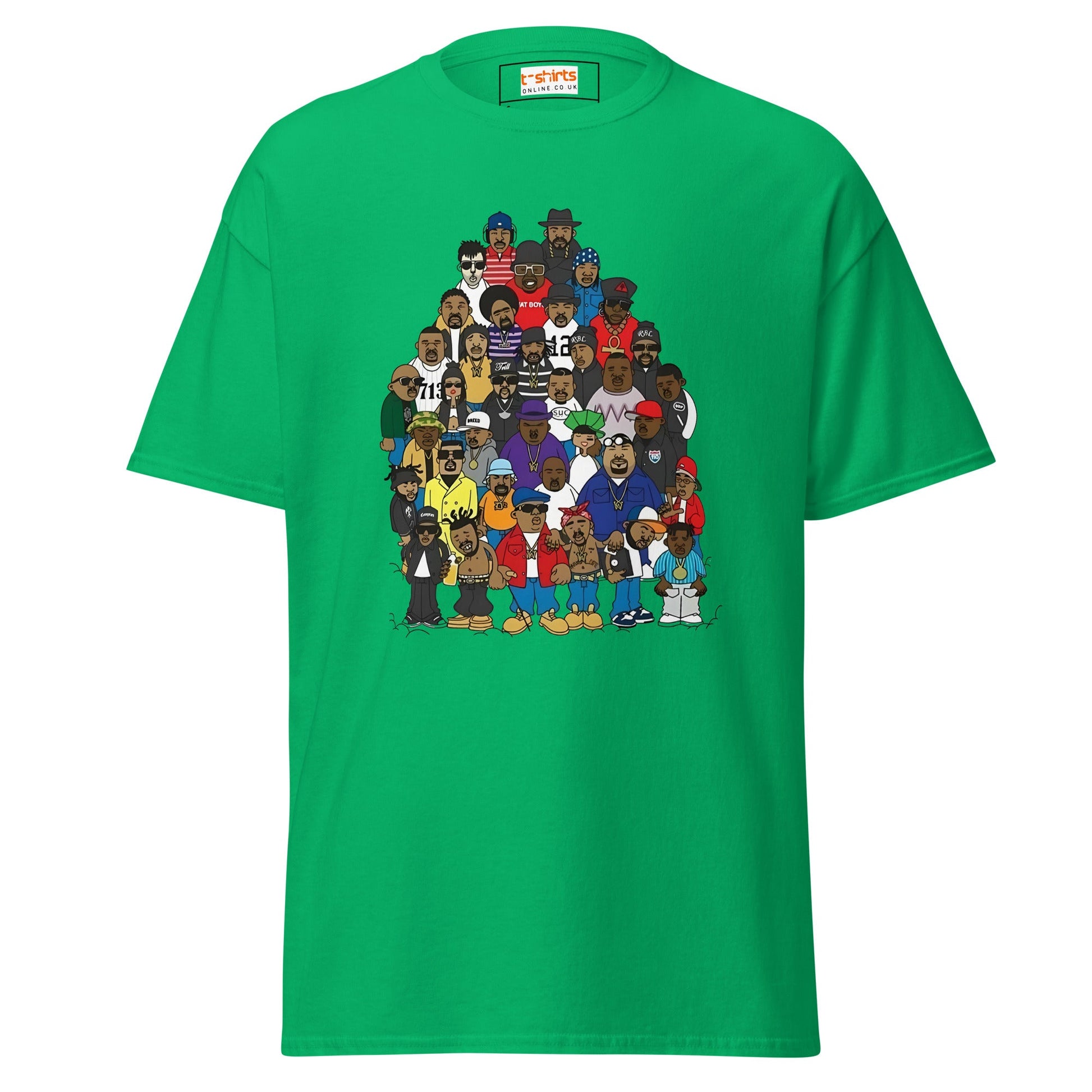 Rap Legends | Hip Hop T-Shirt - Irish Green - T-Shirts Online