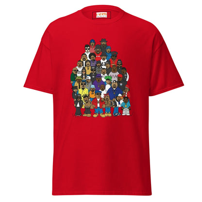 Rap Legends | Hip Hop T-Shirt - Red - T-Shirts Online