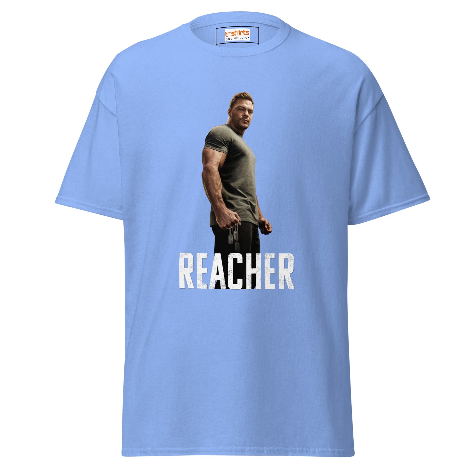 Reacher | TV Movie T-Shirt - Carolina Blue - T-Shirts Online