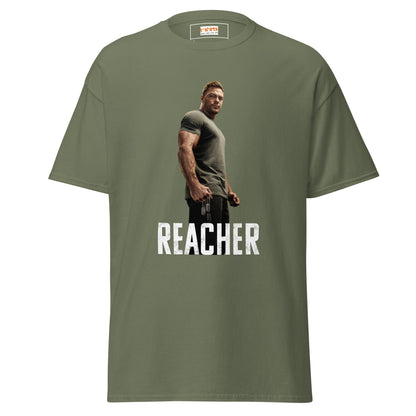 Reacher | TV Movie T-Shirt - Military Green - T-Shirts Online