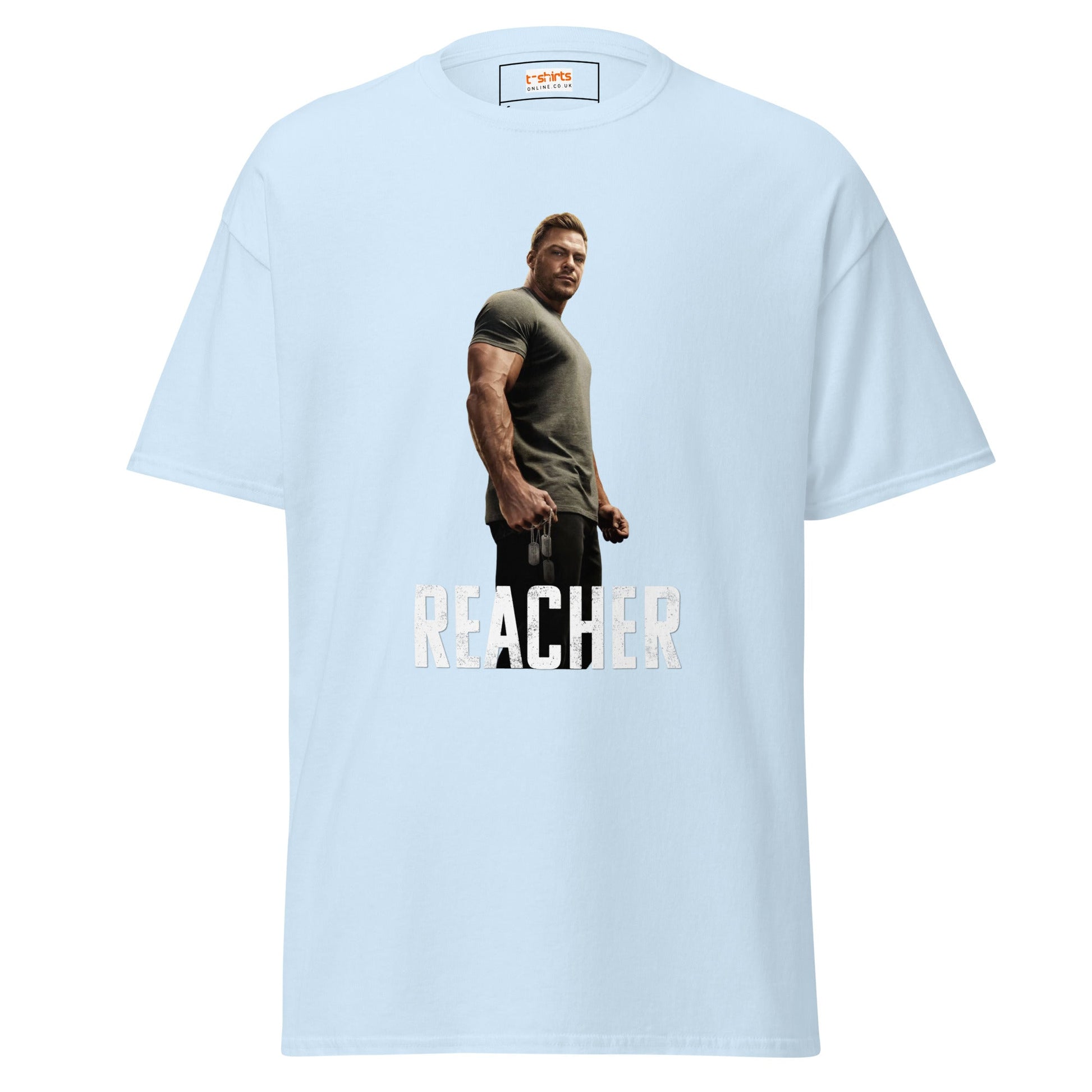 Reacher | TV Movie T-Shirt - Light Blue - T-Shirts Online