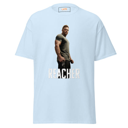 Reacher | TV Movie T-Shirt - Light Blue - T-Shirts Online