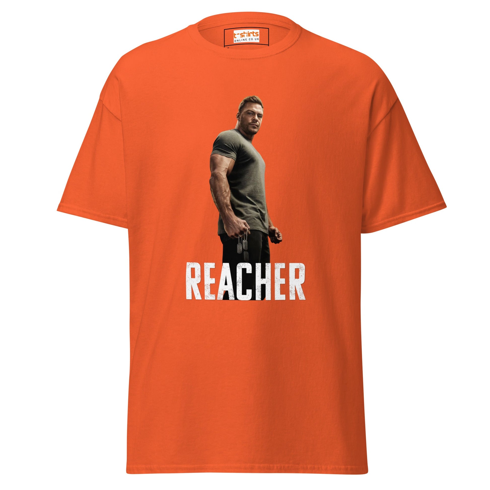 Reacher | TV Movie T-Shirt - Orange - T-Shirts Online