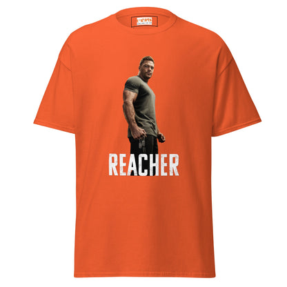 Reacher | TV Movie T-Shirt - Orange - T-Shirts Online