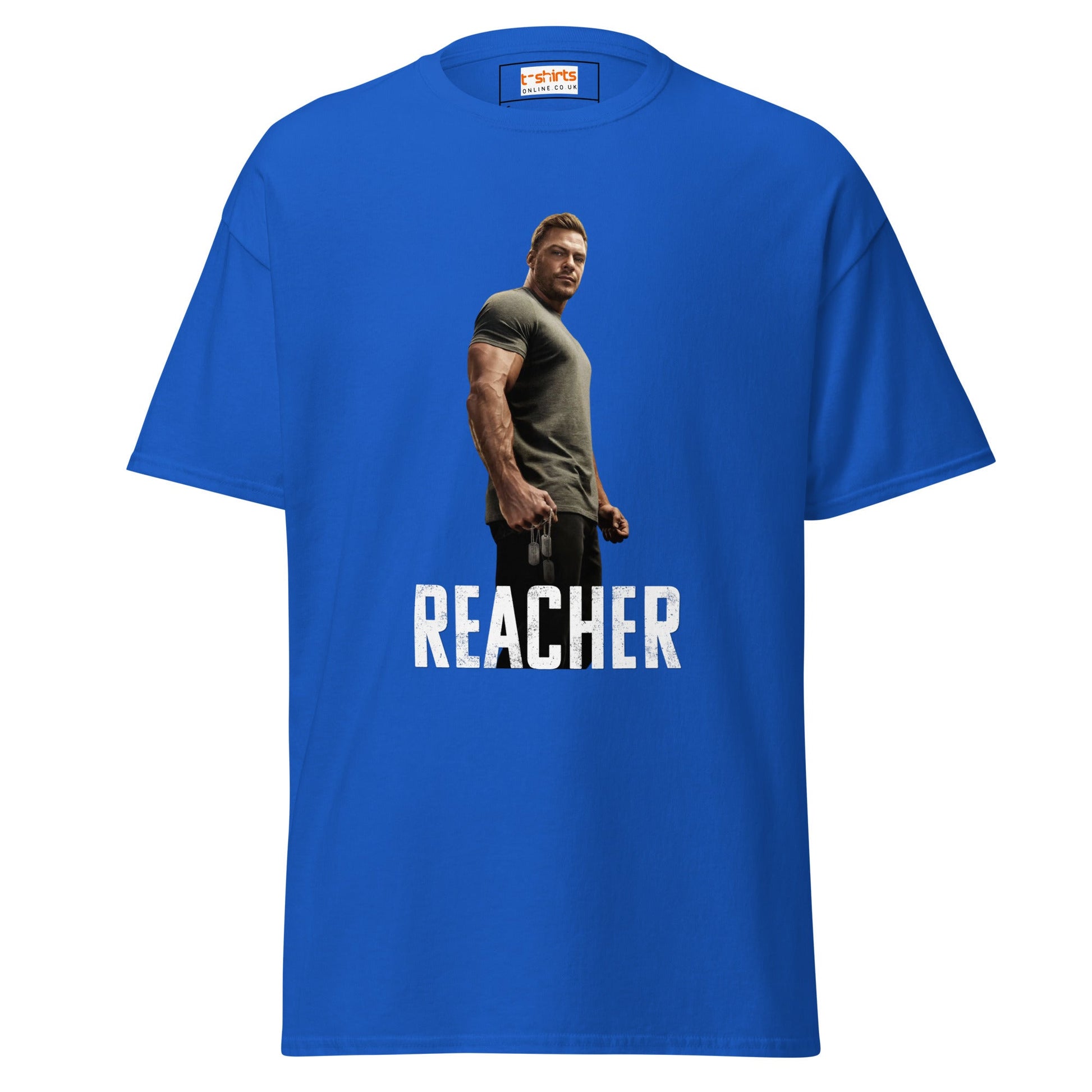 Reacher | TV Movie T-Shirt - Royal - T-Shirts Online