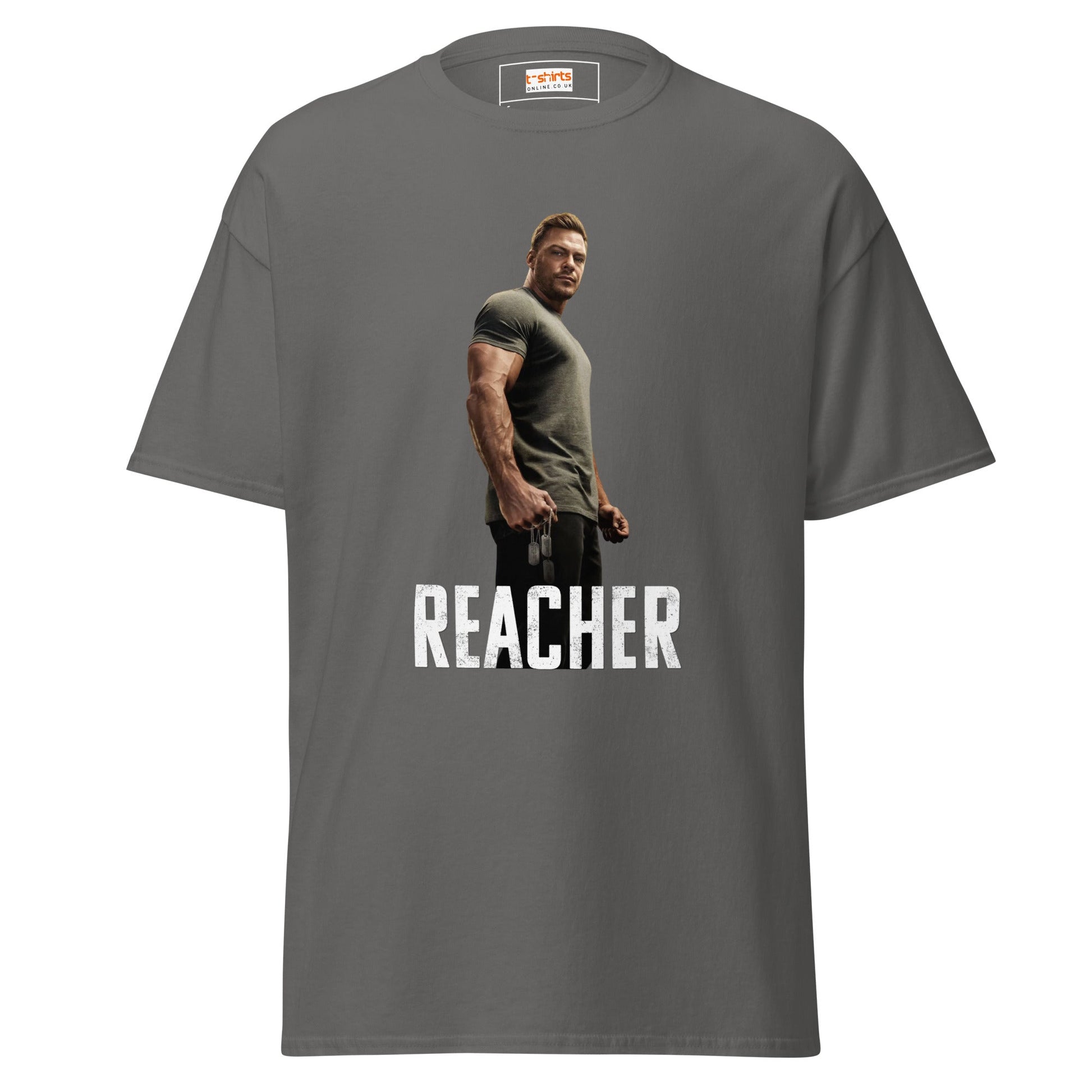 Reacher | TV Movie T-Shirt - Charcoal - T-Shirts Online
