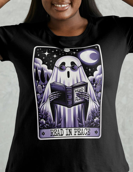 Read in Peace Tarot | Tarot Card T-Shirt - Black - T-Shirts Online