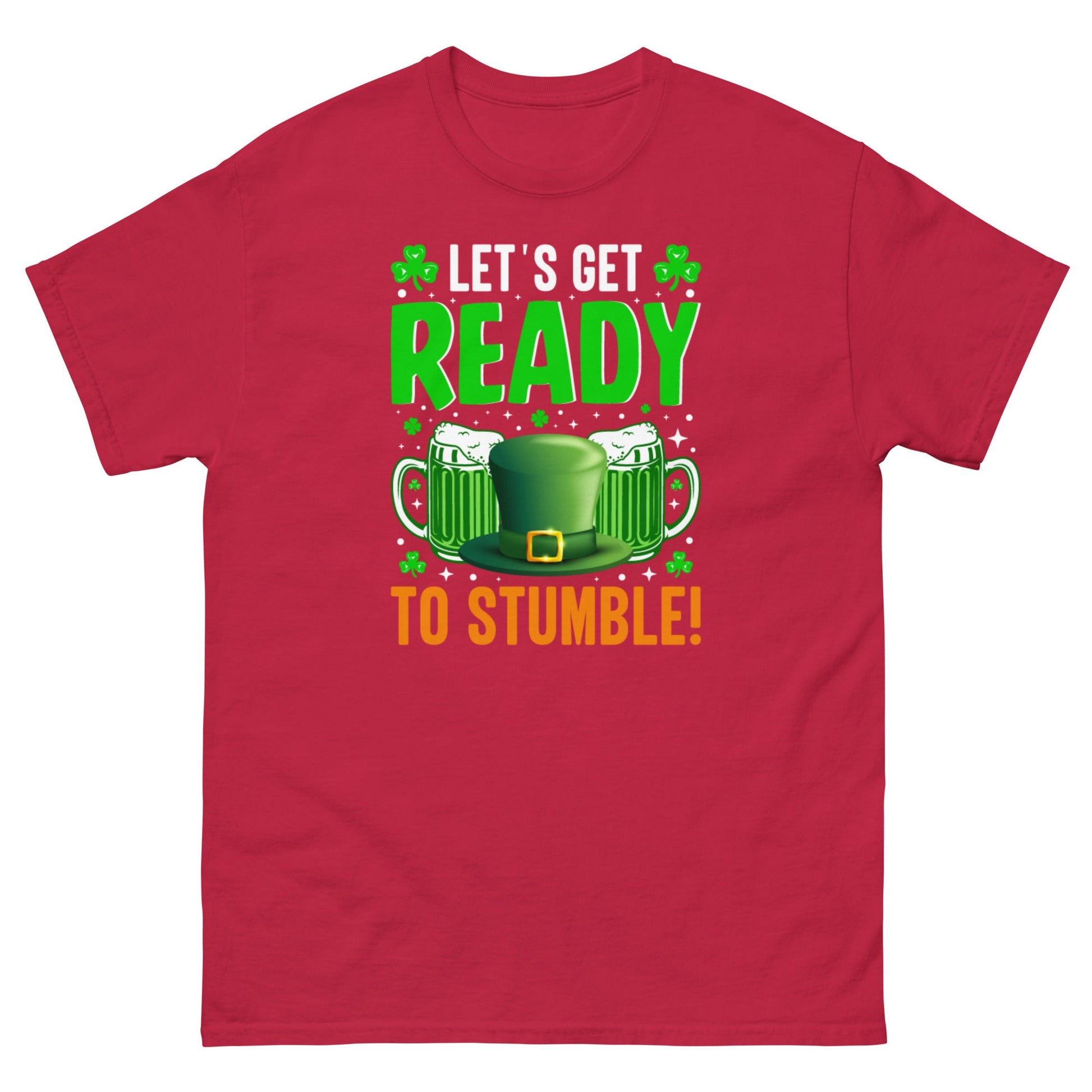 Ready to Stumble | St Patrick's Day T-Shirt - Cardinal - T-Shirts Online