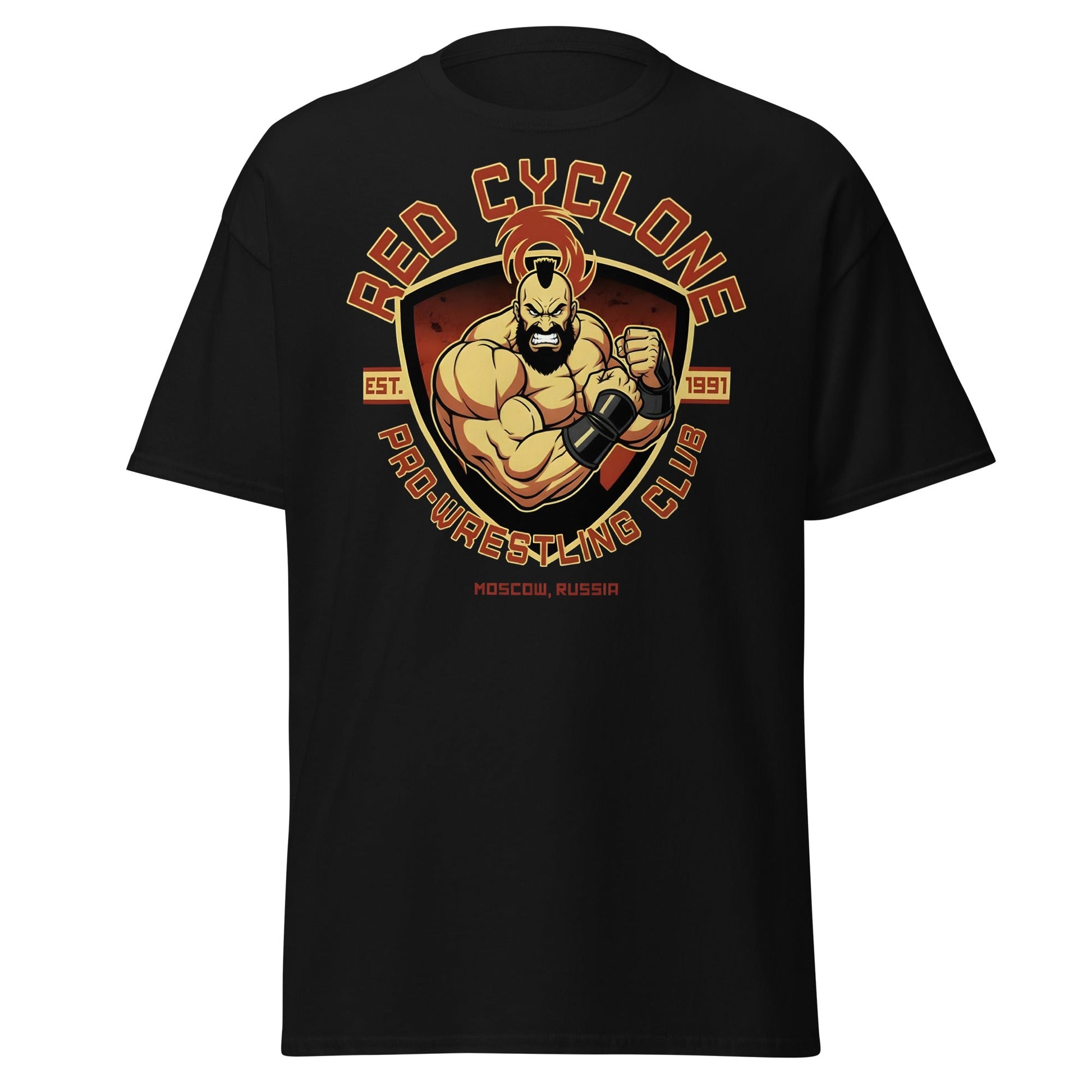 Red Cyclone Pro - Wrestling Club T-Shirt - Black - T-Shirts Online