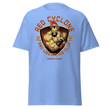 Red Cyclone Pro - Wrestling Club T-Shirt - Carolina Blue - T-Shirts Online