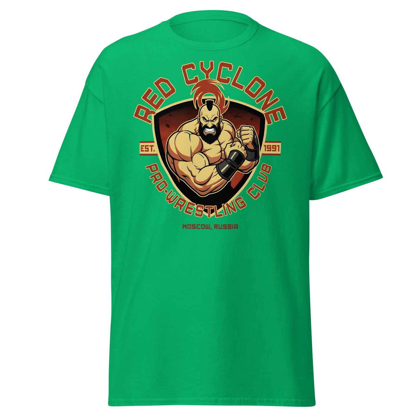 Red Cyclone Pro - Wrestling Club T-Shirt - Irish Green - T-Shirts Online