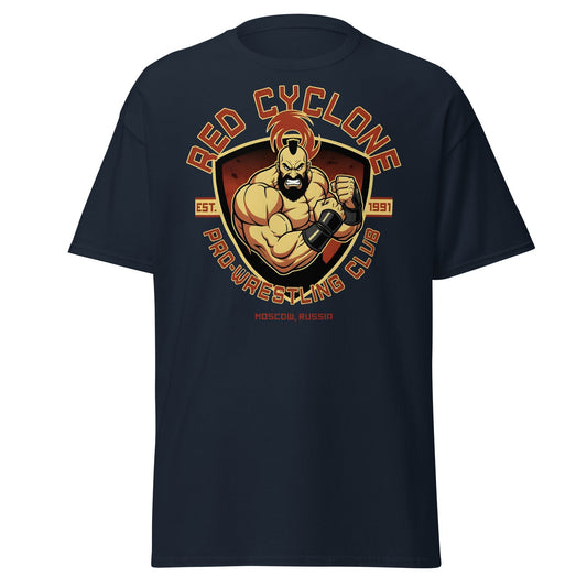 Red Cyclone Pro - Wrestling Club T-Shirt - Navy - T-Shirts Online